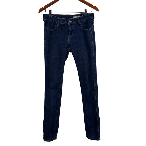 H&M Sqin Low Waist Slim Leg Dark Washed Jeans Size 28 - Picture 3 of 8